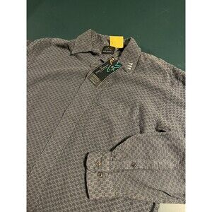 NEW Vintage 1995 Greg Norman Collection Button Long Sleeve Golf Shirt MEDIUM NWT